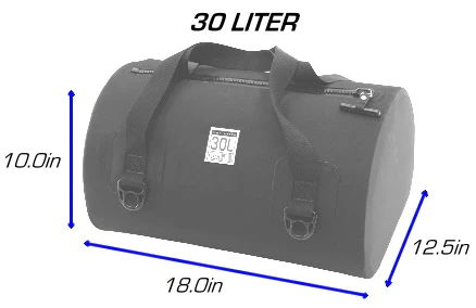 30L Waterproof USA Duffel - Black - Image 5